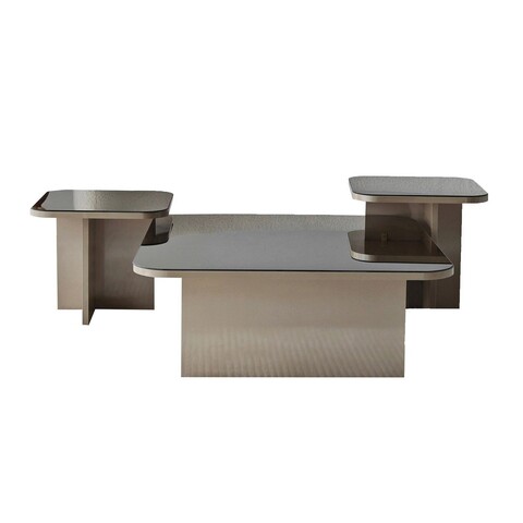 Set masuta de cafea, Neostill, Jazz, PAL, Bej/Bronz