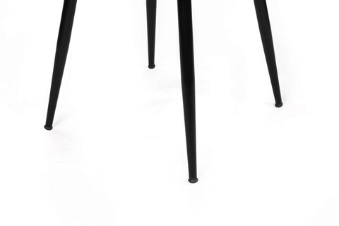 Set scaune 4 piese, Nmobb, Kuşaklı-233 V4, Metal, Maro deschis / Negru
