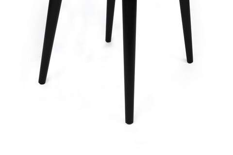 Set scaune 4 piese, Nmobb, Tutku-301 V4, Metal, Antracit / Negru