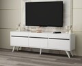 Comoda TV, Odessa, River, 150x30x48 cm, PAL, Alb