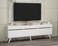 Comoda TV, Odessa, River, 150x30x48 cm, PAL, Alb