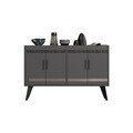 Comoda TV, Odessa, İlda, 120x30x80 cm, PAL, Antracit