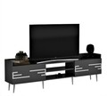 Comoda TV, Olivia, Adriana, 183.6x29.6x52.6 cm, PAL , Antracit