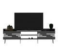 Comoda TV, Olivia, Adriana, 183.6x29.6x52.6 cm, PAL , Antracit