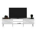 Comoda TV, Olivia, Adriana, 183.6x29.6x52.6 cm, PAL , Alb