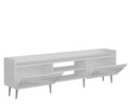 Comoda TV, Olivia, Adriana, 183.6x29.6x52.6 cm, PAL , Alb