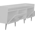 Comoda TV, Olivia, Adriana, 183.6x29.6x52.6 cm, PAL , Alb