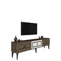Comoda TV, Olivia, Asya, 180x44.6x29.6 cm, PAL , Nuc/Alb