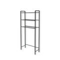 Raft pentru baie, Puqa Design, Otis, 52x150x24 cm, Metal, Negru