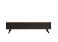 Comoda TV, Puqa Design, Alberi, 160x35x25 cm, PAL, Pin Atlantic / Antracit