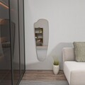 Oglinda Cheval, Siam, Reos, 40x120x2 cm, MDF , Transparent