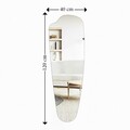 Oglinda Cheval, Siam, Reos, 40x120x2 cm, MDF , Transparent