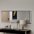 Oglinda decorativa, Siam, Trio, 40x120x2 cm, MDF , Transparent