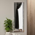 Oglinda decorativa, Siam, Buhem, 40x120x2 cm, MDF , Alb