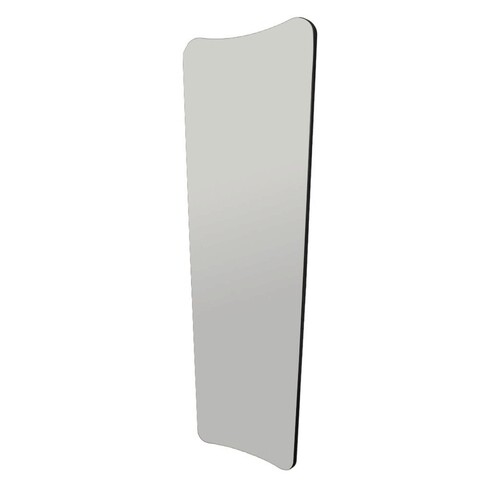 Oglinda Cheval, Siam, Vitros, 55x150x2 cm, MDF , Transparent/Negru