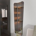 Oglinda Cheval, Siam, Vitros, 55x150x2 cm, MDF , Transparent/Negru