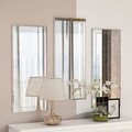 Set oglinzi decorative (3 bucăți), Siam, Mini Neom, MDF , Transparent