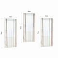 Set oglinzi decorative (3 bucăți), Siam, Mini Neom, MDF , Transparent
