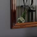 Set 4 oglinzi decorative, Siam, Loza, MDF , Bronz