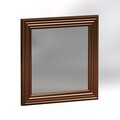 Set 4 oglinzi decorative, Siam, Loza, MDF , Bronz
