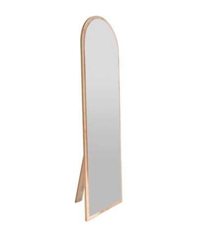 Oglinda decorativa, Siam, Emma, 50x160x2 cm, MDF , Natural