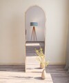 Oglinda decorativa, Siam, Emma, 50x160x2 cm, MDF , Natural