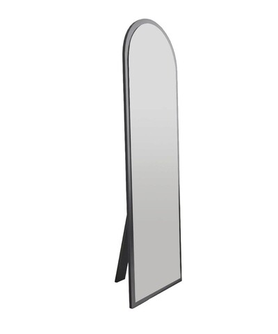 Oglinda decorativa, Siam, Emma, 50x160x2 cm, MDF , Negru