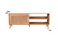 Comoda TV, Wolina, Hazeran 140, 138x55x41 cm, PAL, Stejar