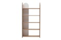 Corp biblioteca, Arnetti, Mindy, 90x30x180 cm, PAL, Safir / Alb