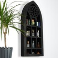 Organizator, Evila Originals, Meh207-S, 45x20x6 cm, Lemn, Negru