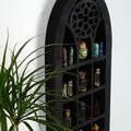 Organizator, Evila Originals, Meh207-S, 45x20x6 cm, Lemn, Negru
