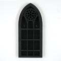 Organizator, Evila Originals, Meh207-S, 45x20x6 cm, Lemn, Negru