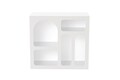 Consola, Glenevis, Lesa, 80x74x35 cm, PAL, Alb