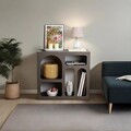 Consola, Glenevis, Lesa, 80x74x35 cm, PAL, Antracit