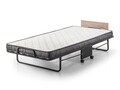 Pat pliabil, Hebbville, Diamond, 90x35x190 cm, Metal, Negru