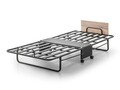 Pat pliabil, Hebbville, Diamond, 90x35x190 cm, Metal, Negru