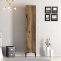 Dulap pentru haine, Hommy Craft, Kumsal S, 40x47 cm, PAL, Maro
