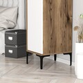 Dulap pentru haine, Hommy Craft, Kumsal S, 40x47 cm, PAL, Nuc/Alb