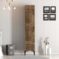 Dulap pentru haine, Hommy Craft, Kumsal P, 40x47 cm, PAL, Maro