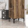 Dulap pentru haine, Hommy Craft, Kumsal P, 40x47 cm, PAL, Maro