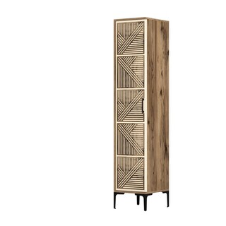 Dulap pentru haine, Hommy Craft, Kumsal P, 40x47 cm, PAL, Maro/Crem