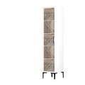 Dulap pentru haine, Hommy Craft, Kumsal P, 40x47 cm, PAL, Alb