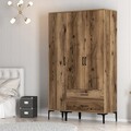 Dulap pentru haine, Hommy Craft, Kumsal ST, 120x47 cm, PAL, Maro