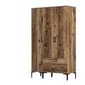 Dulap pentru haine, Hommy Craft, Kumsal ST, 120x47 cm, PAL, Maro