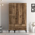 Dulap pentru haine, Hommy Craft, Kumsal PT, 120x47 cm, PAL, Maro