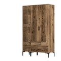 Dulap pentru haine, Hommy Craft, Kumsal PT, 120x47 cm, PAL, Maro
