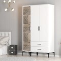 Dulap pentru haine, Hommy Craft, Kumsal PT, 120x47 cm, PAL, Alb