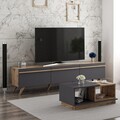 Set mobilier living, Inarch, Amsterdam, PAL, Antracit / Nuc