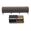 Set mobilier living, Inarch, Amsterdam, PAL, Antracit / Nuc