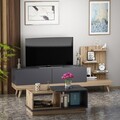 Set mobilier living, Inarch, Dizayn, PAL, Antracit / Nuc